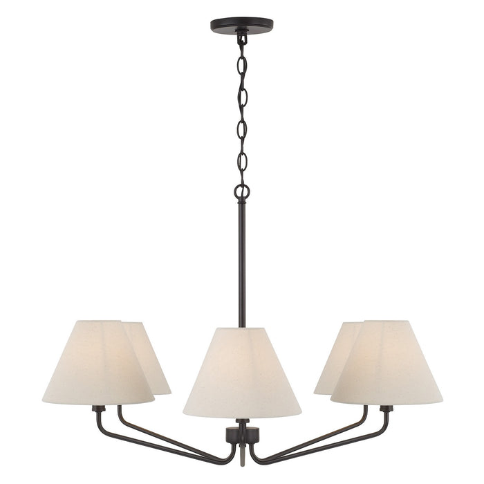 Capital Lighting - 456661ES-713 - Six Light Chandelier - Chadwick - Espresso