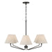 Capital Lighting - 456661ES-713 - Six Light Chandelier - Chadwick - Espresso