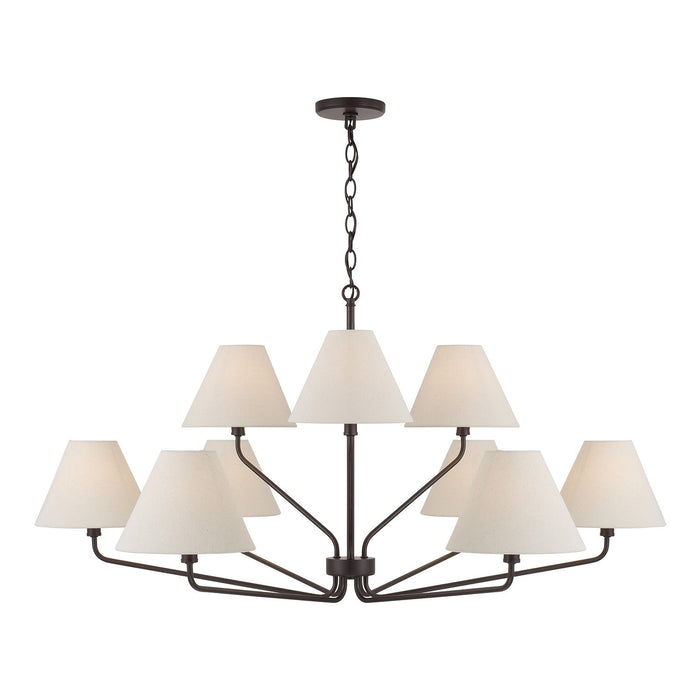 Capital Lighting - 456691ES-713 - Nine Light Chandelier - Chadwick - Espresso