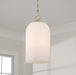 Capital Lighting - 355811MA-554 - One Light Pendant - Cleo - Matte Brass