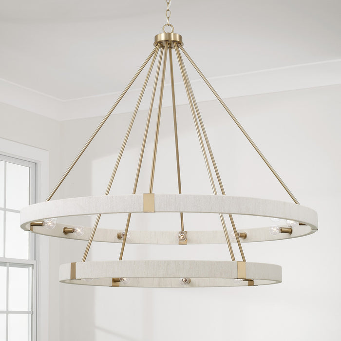 Capital Lighting - 449802MA - 20 Light Chandelier - Delaney - Matte Brass