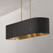 Capital Lighting - 850751KR - Five Light Island Pendant - Donovan - Black Stain and Matte Brass