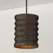 Capital Lighting - 354011EB - One Light Pendant - Dunn - Espresso Stain and Black