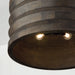 Capital Lighting - 354041EB - Four Light Pendant - Dunn - Espresso Stain and Black