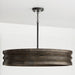 Capital Lighting - 454041EB - Four Light Chandelier - Dunn - Espresso Stain and Black