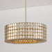 Capital Lighting - 354141HB - Four Light Pendant - Eliana - Champagne Brass