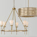 Capital Lighting - 354141HB - Four Light Pendant - Eliana - Champagne Brass