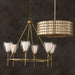 Capital Lighting - 354141HB - Four Light Pendant - Eliana - Champagne Brass