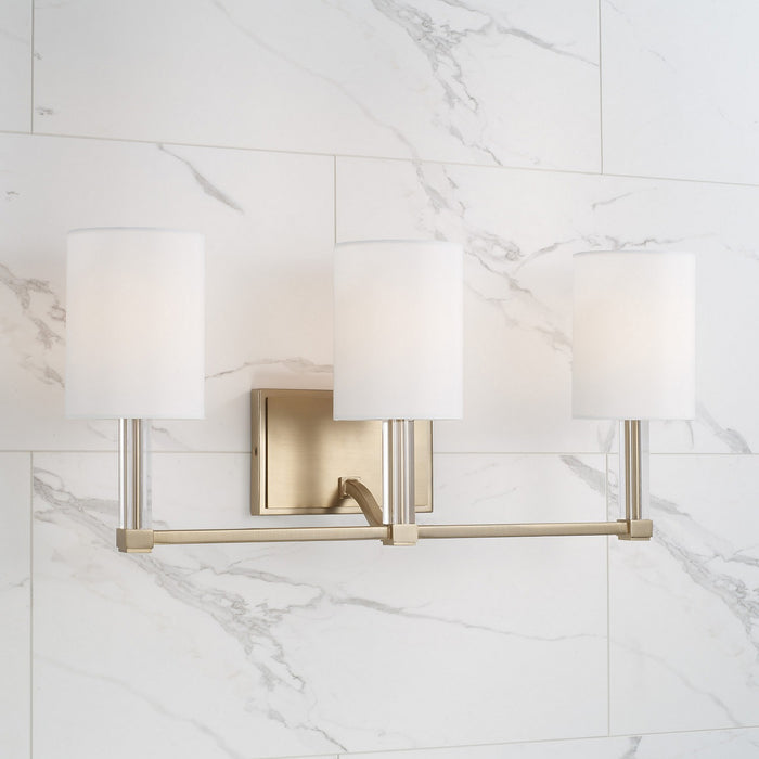 Capital Lighting - 157031MA-715 - Three Light Vanity - Ingrid - Matte Brass