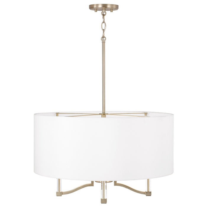 Capital Lighting - 357041MA - Four Light Pendant - Ingrid - Matte Brass