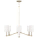 Capital Lighting - 457061MA-715 - Six Light Chandelier - Ingrid - Matte Brass