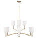 Capital Lighting - 457091MA-715 - Nine Light Chandelier - Ingrid - Matte Brass