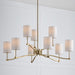 Capital Lighting - 457091MA-715 - Nine Light Chandelier - Ingrid - Matte Brass