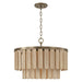 Capital Lighting - 255611DR - One Light Semi Flush Mount - Jada - Dark Brass