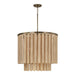 Capital Lighting - 355651DR - Five Light Pendant - Jada - Dark Brass