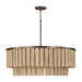 Capital Lighting - 355661DR - Six Light Pendant - Jada - Dark Brass