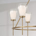 Capital Lighting - 455961AD - Six Light Chandelier - Joss - Aged Brass