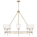 Capital Lighting - 455981AD - Eight Light Chandelier - Joss - Aged Brass