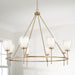 Capital Lighting - 455981AD - Eight Light Chandelier - Joss - Aged Brass