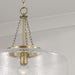 Capital Lighting - 355311AD - One Light Pendant - Landon - Aged Brass