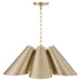 Capital Lighting - 354961MA - Six Light Pendant - Leo - Matte Brass