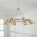 Capital Lighting - 454961MA - Six Light Chandelier - Leo - Matte Brass