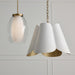 Capital Lighting - 355441RE - Four Light Pendant - Maeve - Matte Brass and White