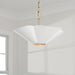 Capital Lighting - 355442RE - Four Light Pendant - Maeve - Matte Brass and White