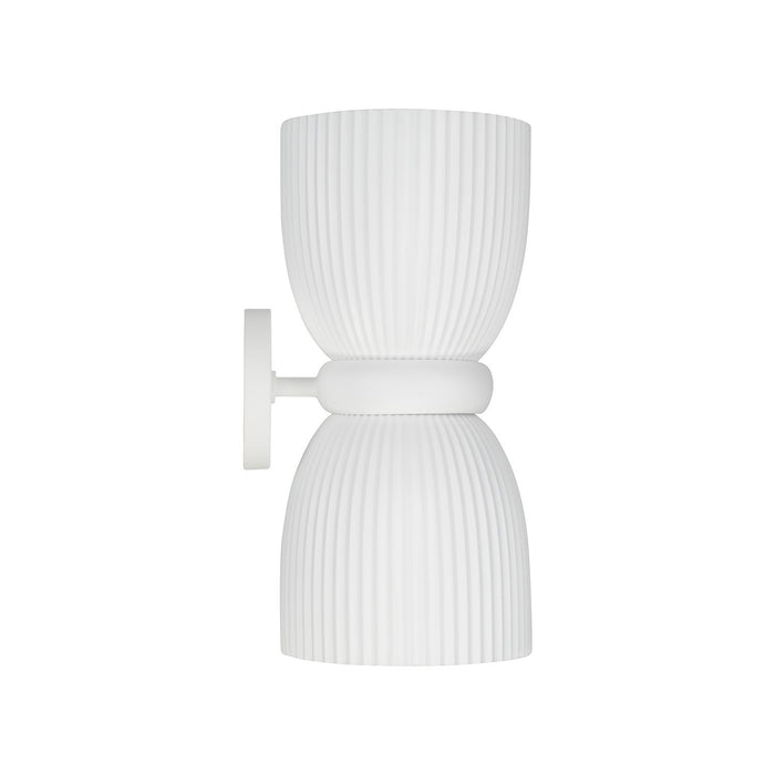 Capital Lighting - 656121CE - Two Light Wall Sconce - Mallory - Ceramic White