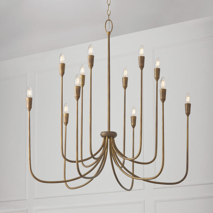 Capital Lighting - 456801MZ - 12 Light Chandelier - Marley - Mystic Bronze