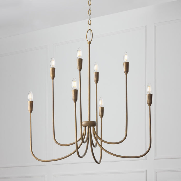 Capital Lighting - 456881MZ - Eight Light Chandelier - Marley - Mystic Bronze