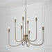 Capital Lighting - 456881MZ - Eight Light Chandelier - Marley - Mystic Bronze