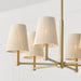 Capital Lighting - 454561MA - Six Light Chandelier - Mira - Matte Brass