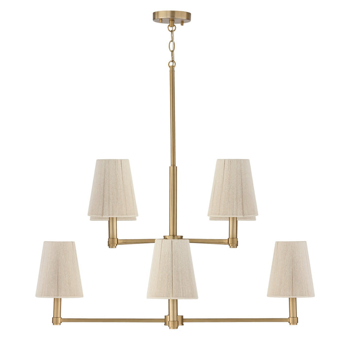 Capital Lighting - 454581MA - Eight Light Chandelier - Mira - Matte Brass