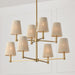 Capital Lighting - 454581MA - Eight Light Chandelier - Mira - Matte Brass