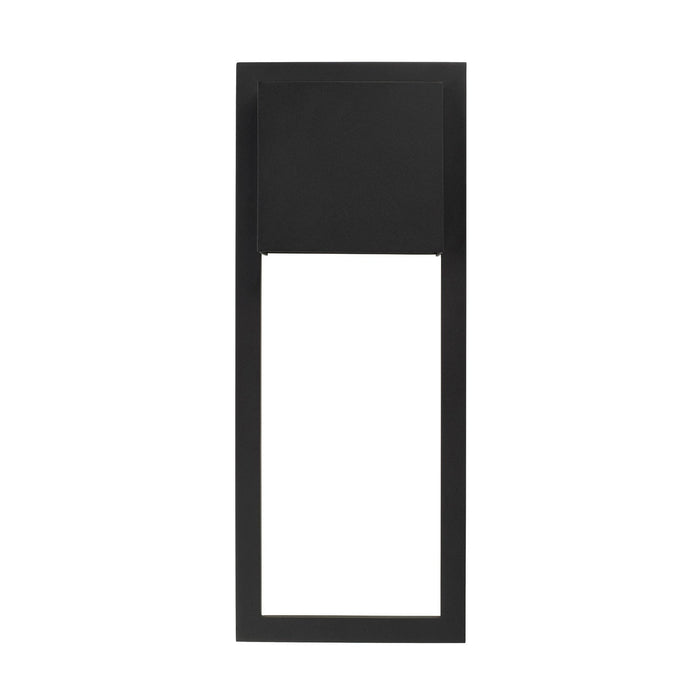 Capital Lighting - 956012BK-GL - One Light Outdoor Wall Lantern - Nate - Black