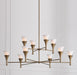 Capital Lighting - 455701ML - Ten Light Chandelier - Nola - Mystic Luster