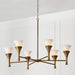 Capital Lighting - 455761ML - Six Light Chandelier - Nola - Mystic Luster