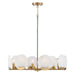 Capital Lighting - 454682AD - Eight Light Chandelier - Oriya - Aged Brass