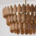 Capital Lighting - 354441LW - Four Light Pendant - Ravi - Light Wood and Patinaed Brass