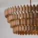 Capital Lighting - 354461LW - Six Light Pendant - Ravi - Light Wood and Patinaed Brass