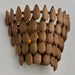 Capital Lighting - 654411LW - One Light Wall Sconce - Ravi - Light Wood and Patinaed Brass