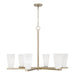 Capital Lighting - 456961MA-556 - Six Light Chandelier - Romy - Matte Brass