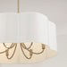 Capital Lighting - 356461MA - Six Light Pendant - Sabine - Matte Brass