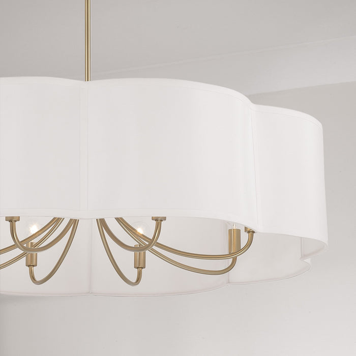 Capital Lighting - 456481MA - Eight Light Chandelier - Sabine - Matte Brass