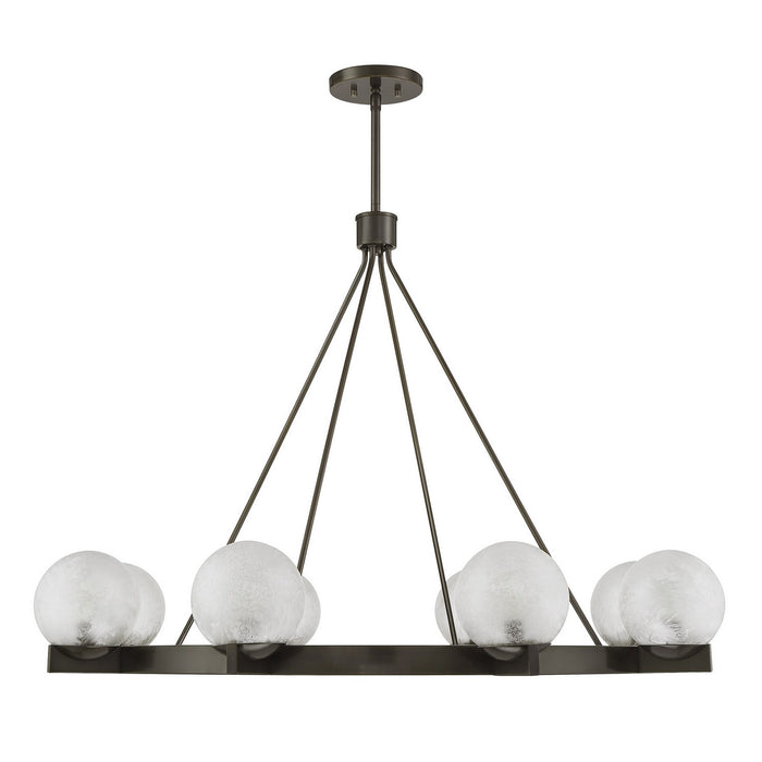 Savoy House - 1-1015-8-15 - Eight Light Chandelier - Darien - Mediterranean Bronze