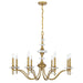 Savoy House - 1-1362-8-322 - Eight Light Chandelier - Champlain - Warm Brass