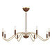 Savoy House - 1-2748-8-322 - Eight Light Chandelier - Abeline - Warm Brass