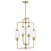 Savoy House - 1-3023-4-322 - Four Light Chandelier - Holton - Warm Brass