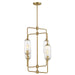 Savoy House - 1-3023-4-322 - Four Light Chandelier - Holton - Warm Brass